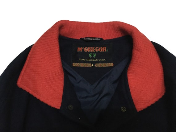 Rare Design Vintage Brand Mcgregor Varsity Jacket… - image 6