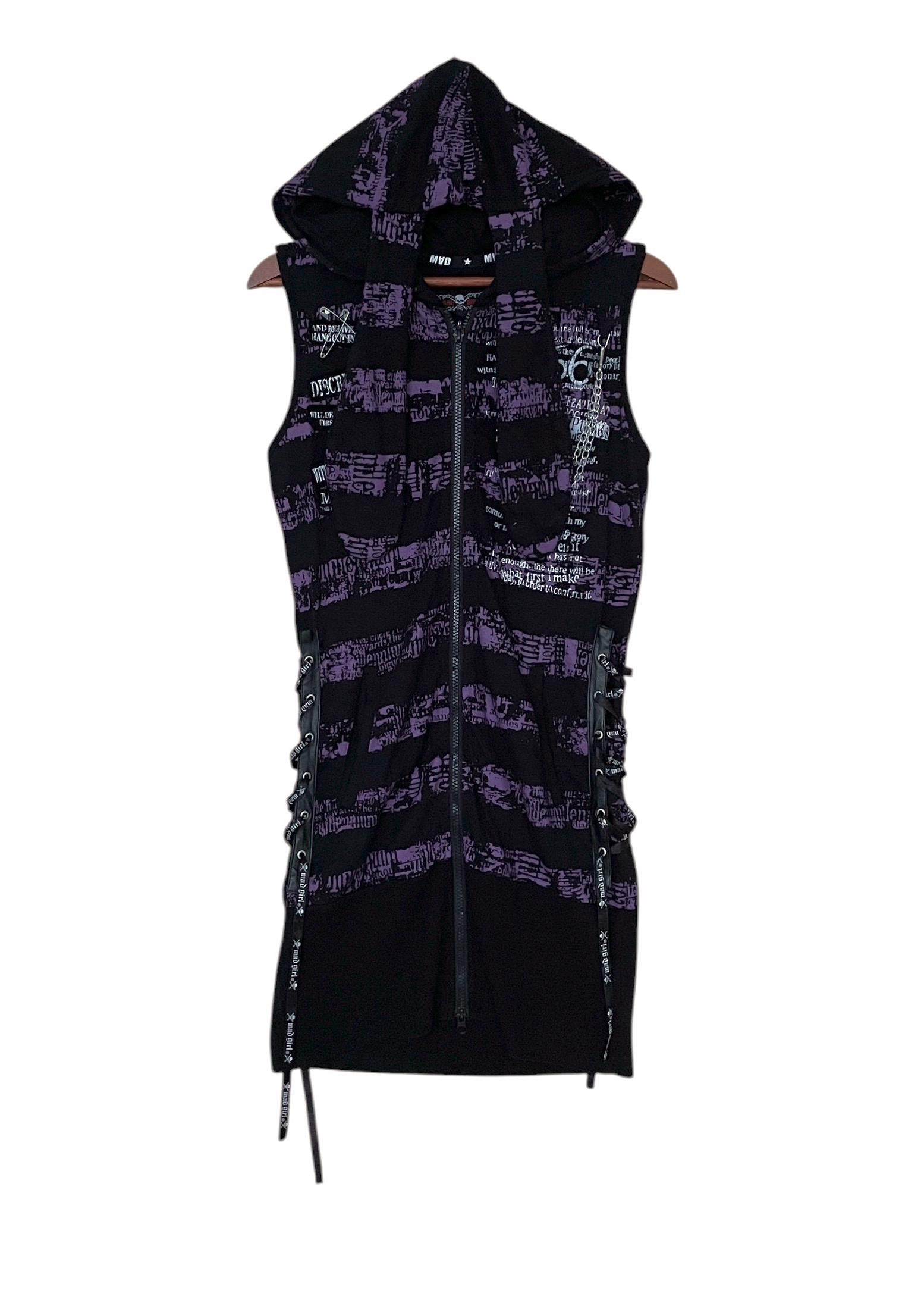 Rare Vintage Brand Mad Punks Sleeveless Cat Ear Hoodie 2000s - Etsy