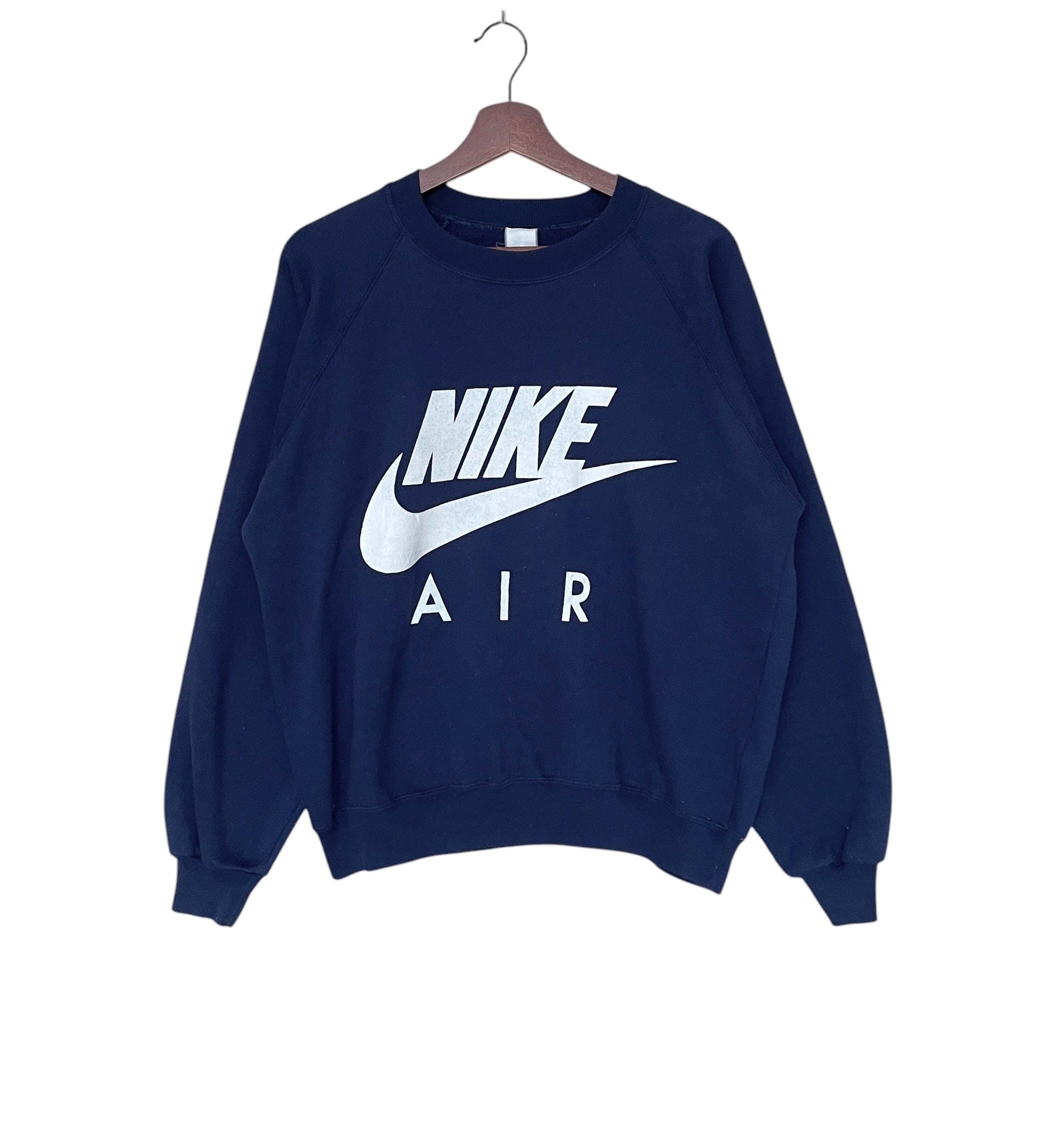 Sweatshirt Felpe Nike 1990 Rare Design Vintage Nike Big Logo