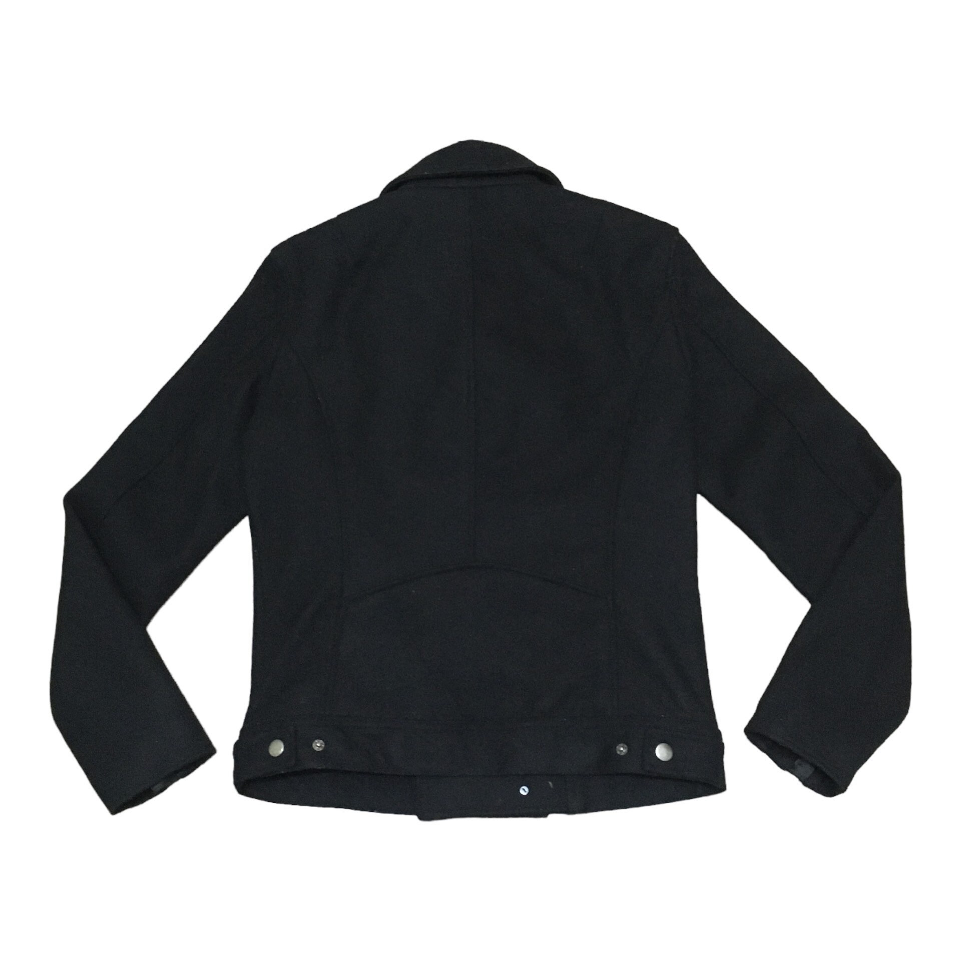 Y's Yohji Yamamoto black double breasted coat with four