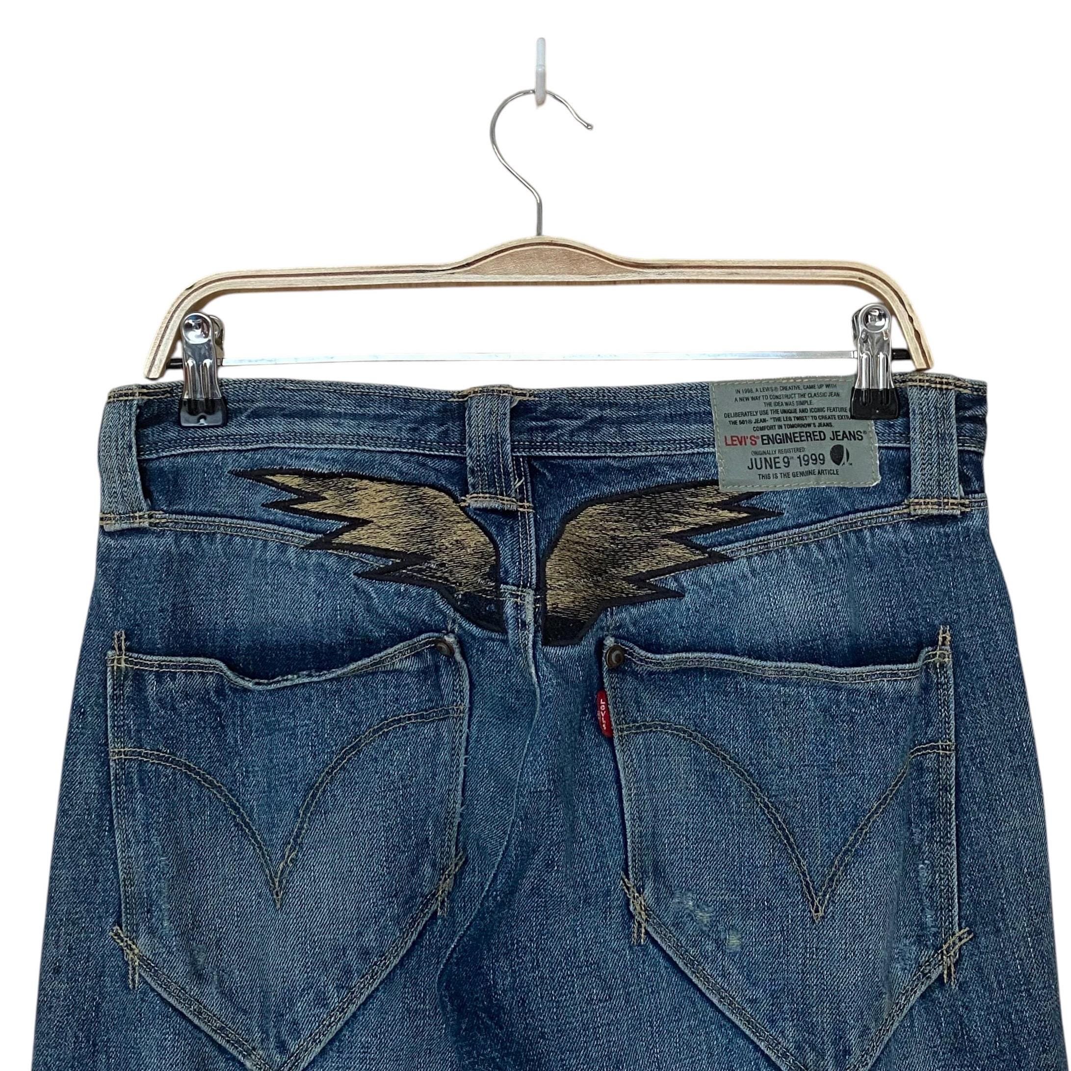 Levi's Engineered Womens Low Rise Hipster Vintage Y2K Jeans