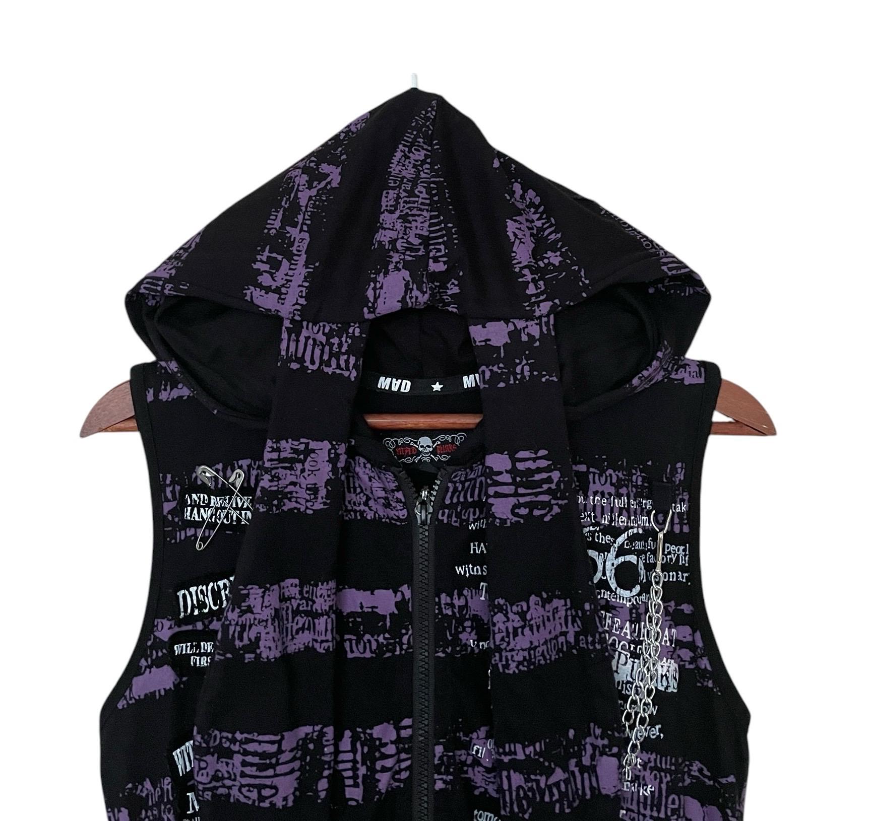 Rare Vintage Brand Mad Punks Sleeveless Cat Ear Hoodie 2000s - Etsy