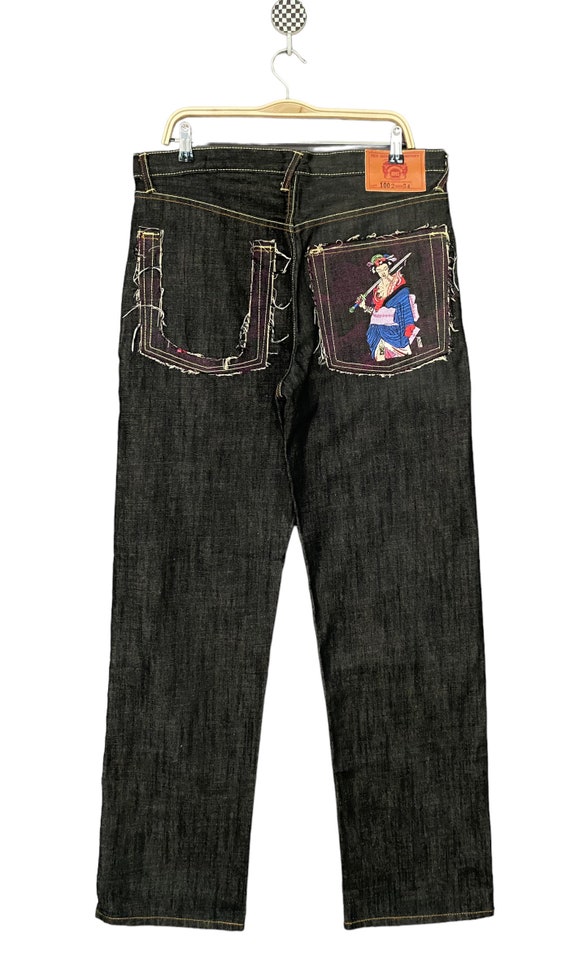 Rare Design Vintage Japanese Brand Red Monkey Geisha Jeans Rare Design Vintage Japanese Brand Red Monkey Geisha Jeans