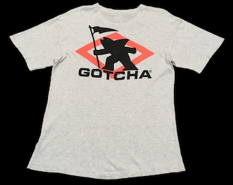 ヴィンテージ ガッチャ サーフ Tシャツ：1990年代 長袖コットンTシャツ