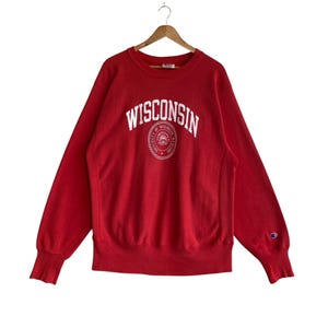 80s Wisconsin Reverse Weave - Etsy