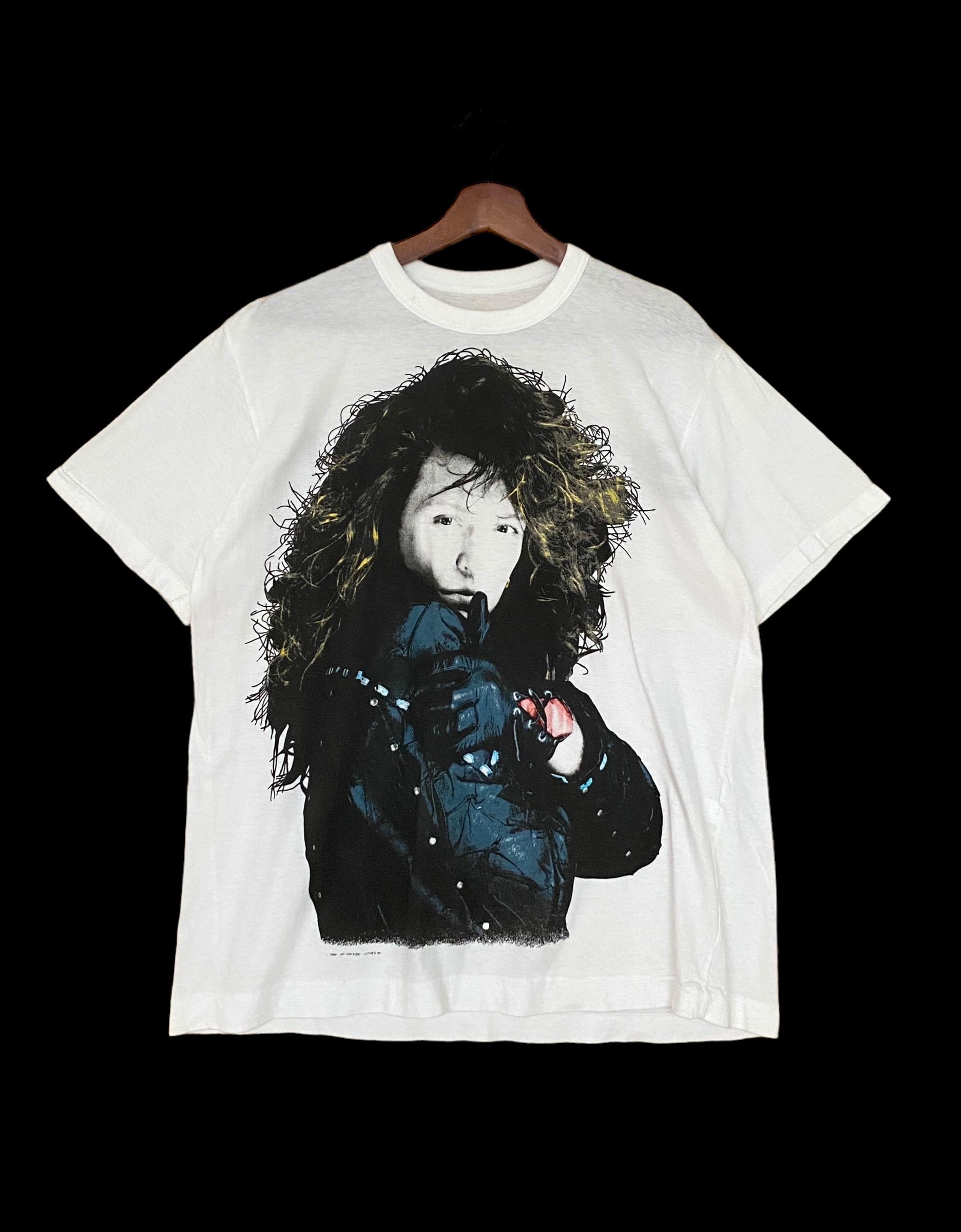 Rare Vintage Singer Bon Jovi Overprint T-shirt 1988s - Etsy