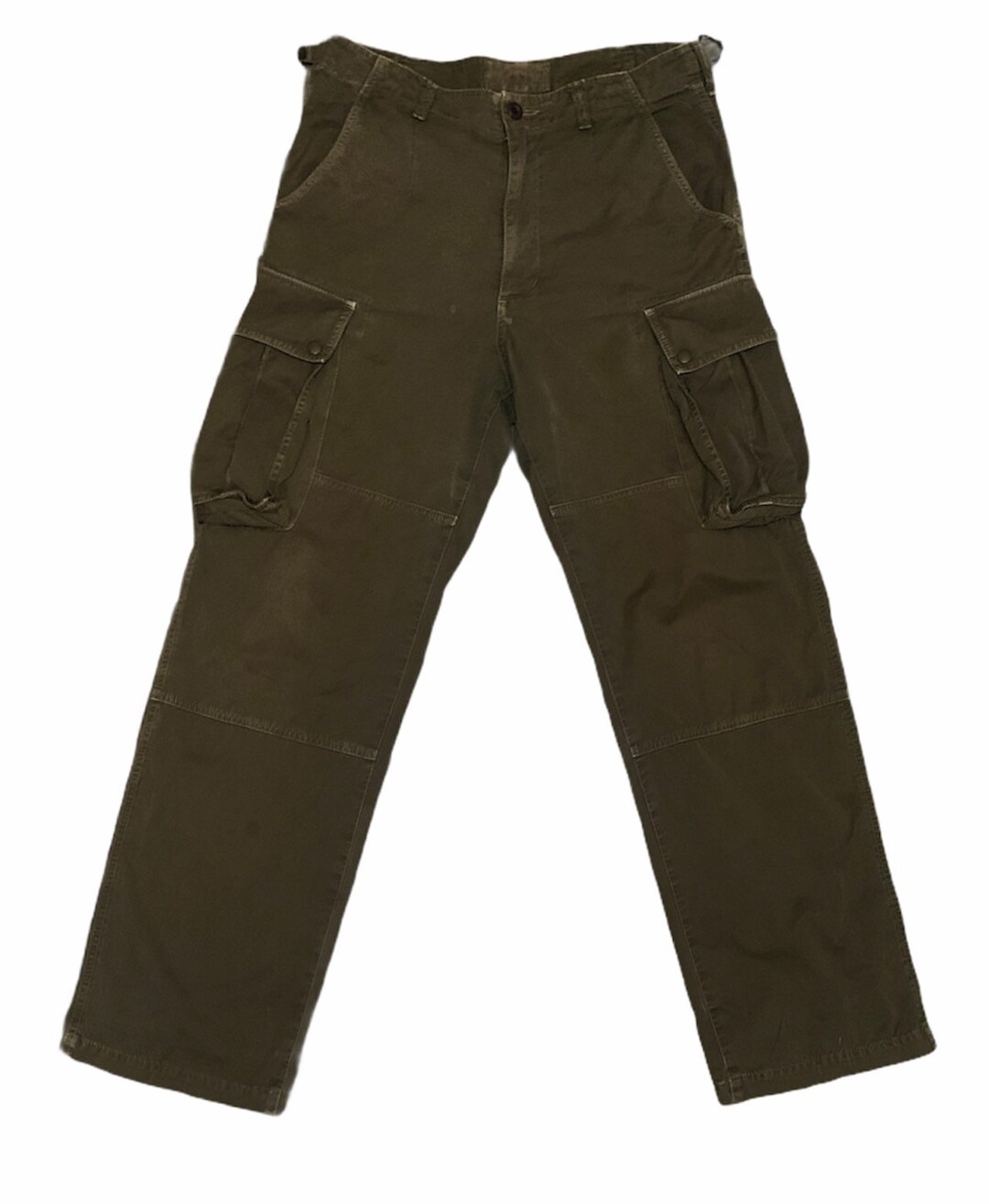 00s rare Japanese Label flare cargo pants Y2K goa