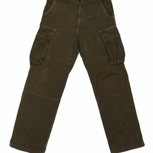 Diseño raro Marca japonesa Sage De Cret Cargo Pantalones 2000s