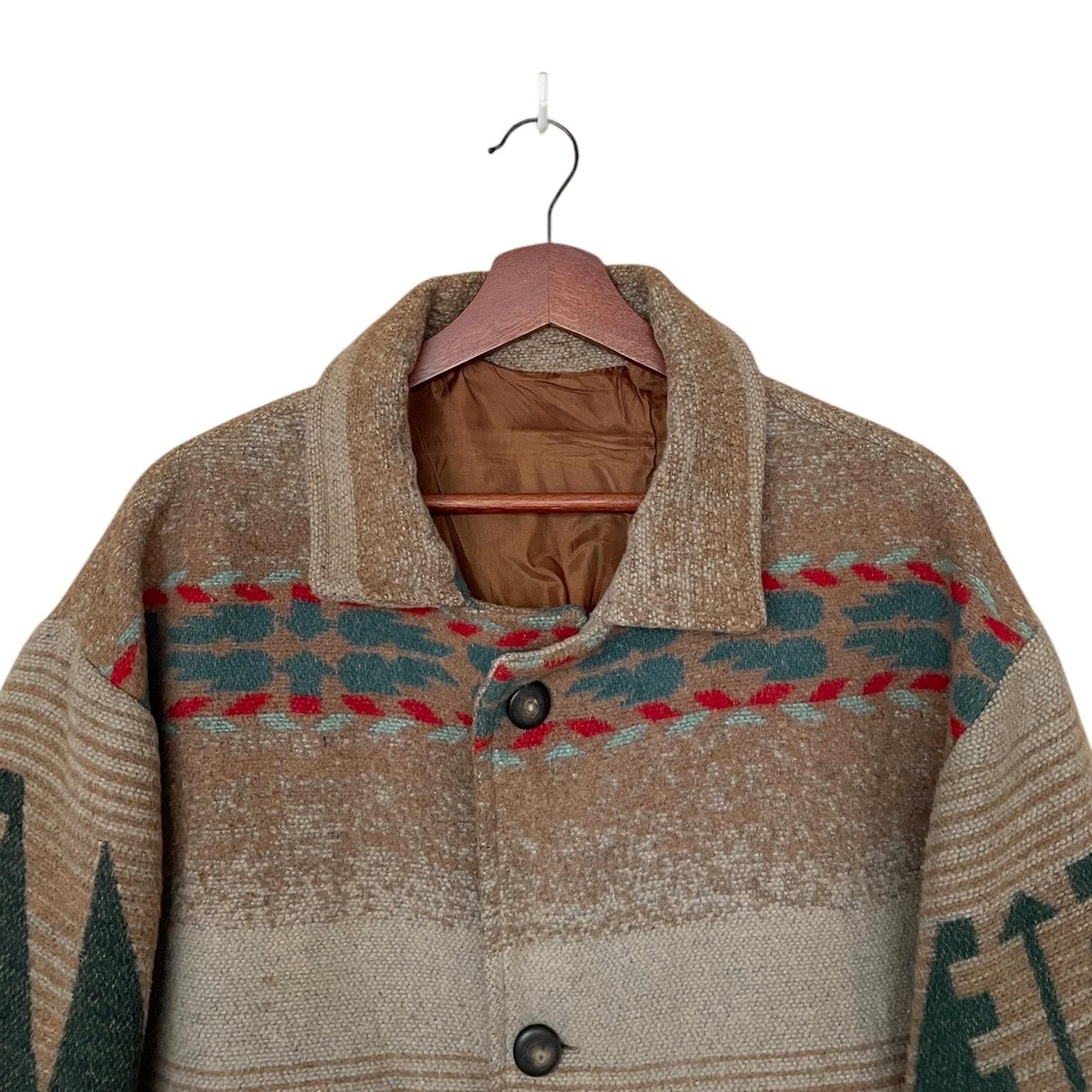 90s USA製 PENDLETONペンドルトン ネイティブ柄 Thinsulate 中綿