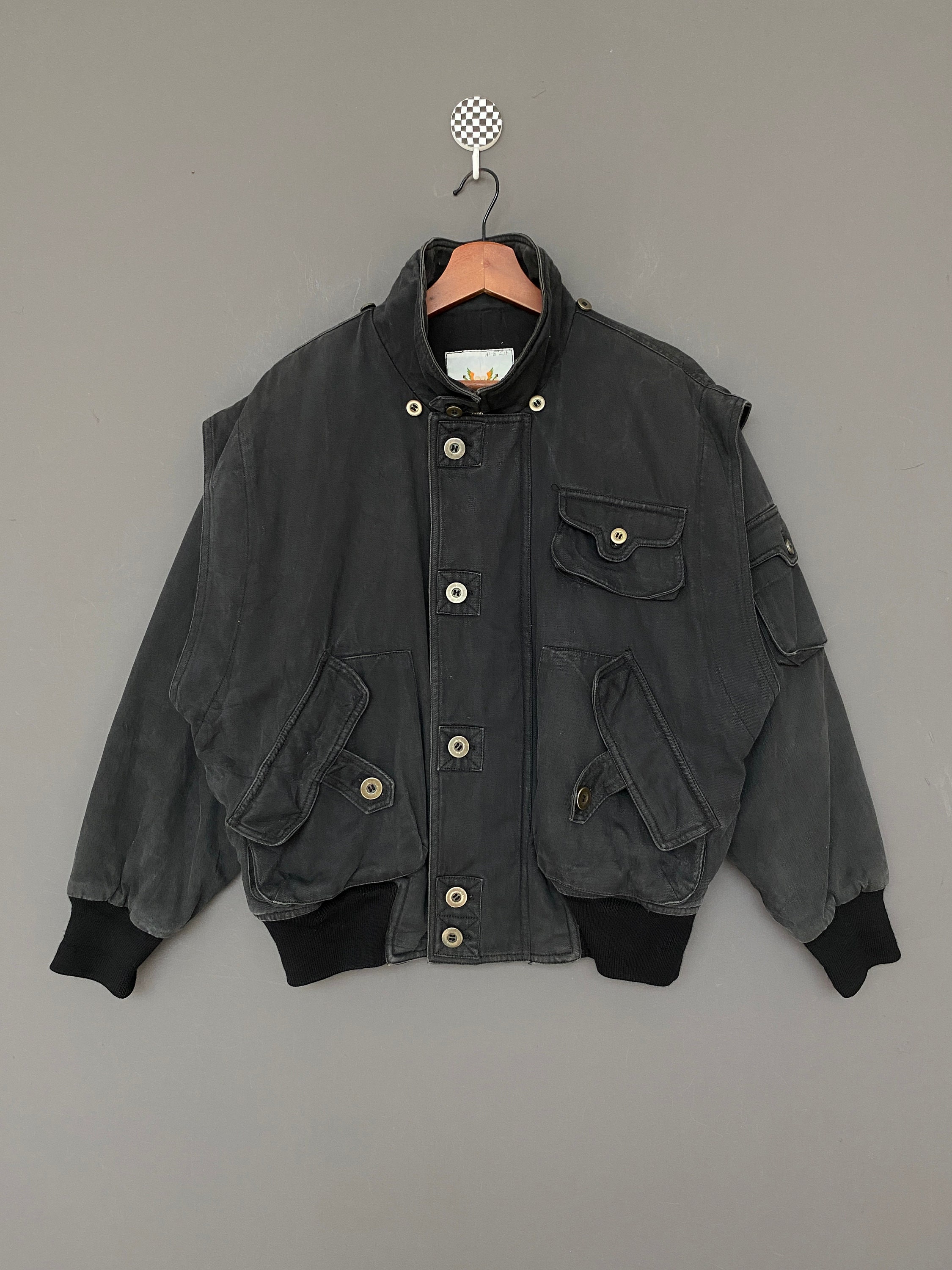 Rare Design Vintage Japanese Brand Sazun Fork Jacket 1990s