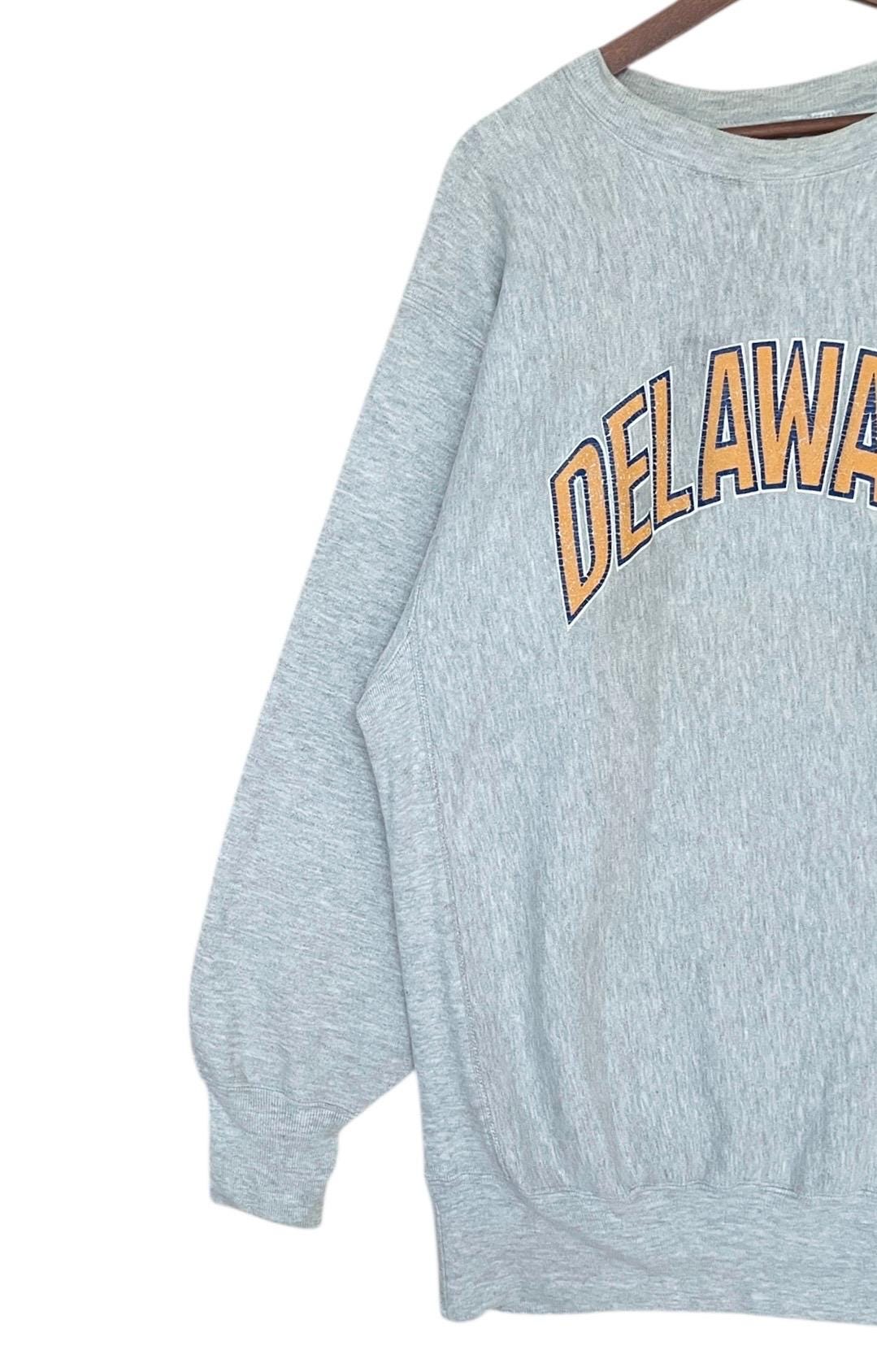 Rare Vintage Champion Reverse Weave Delaware Sweatshirt 1990s