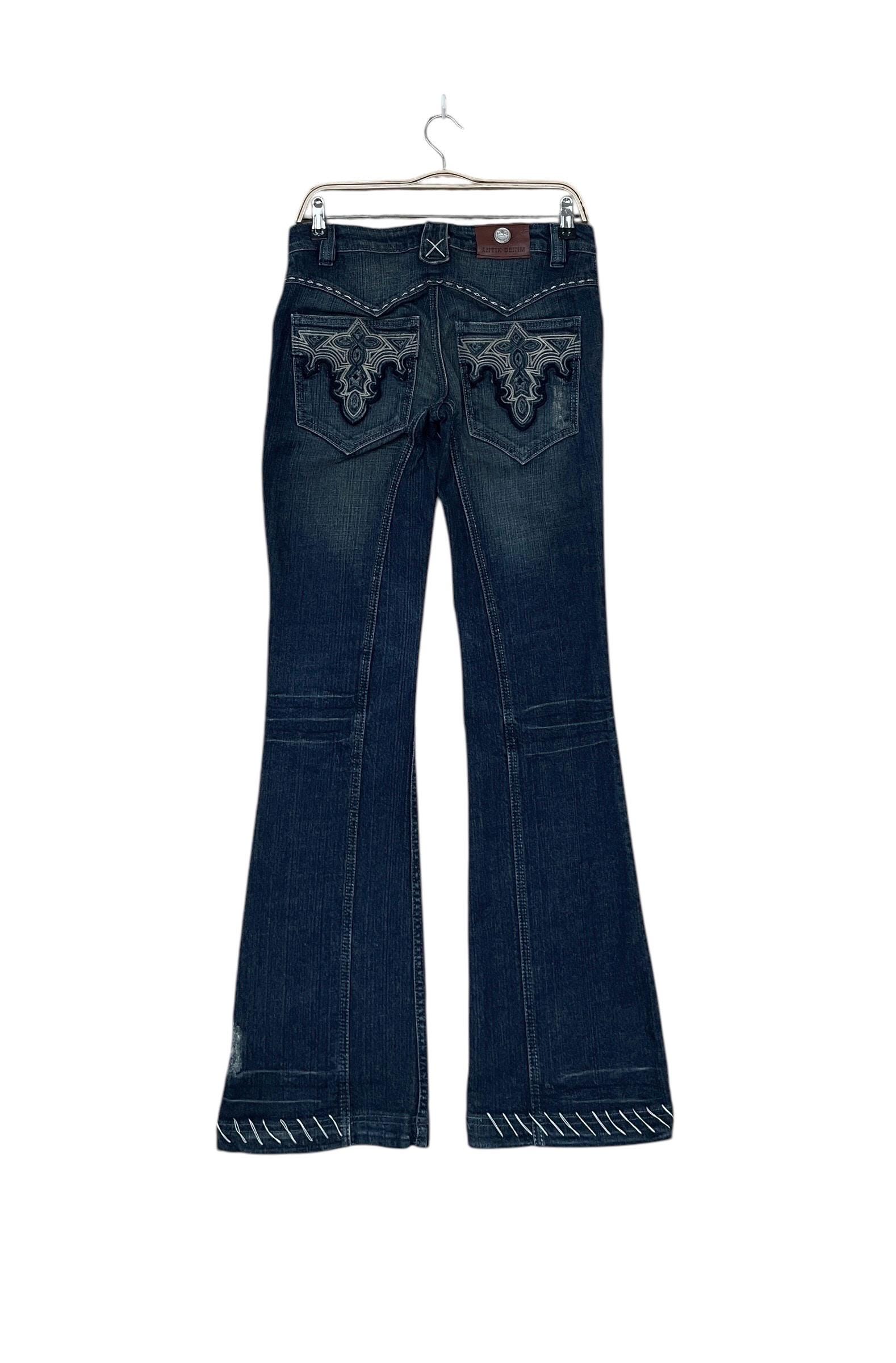Antik dark denim jeans size 28 These are a whole... | Depop