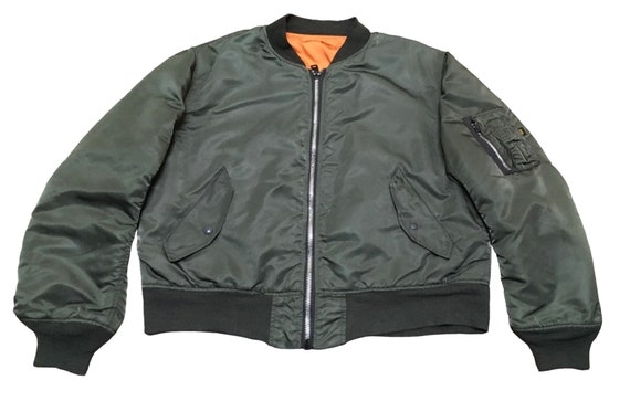 Vintage Alpha Industries Bomber Ma-1 Flying Jacket 1980s - Etsy Vintage Alpha Industries Bomber Ma-1 Flying Jacket 1980s - Etsy