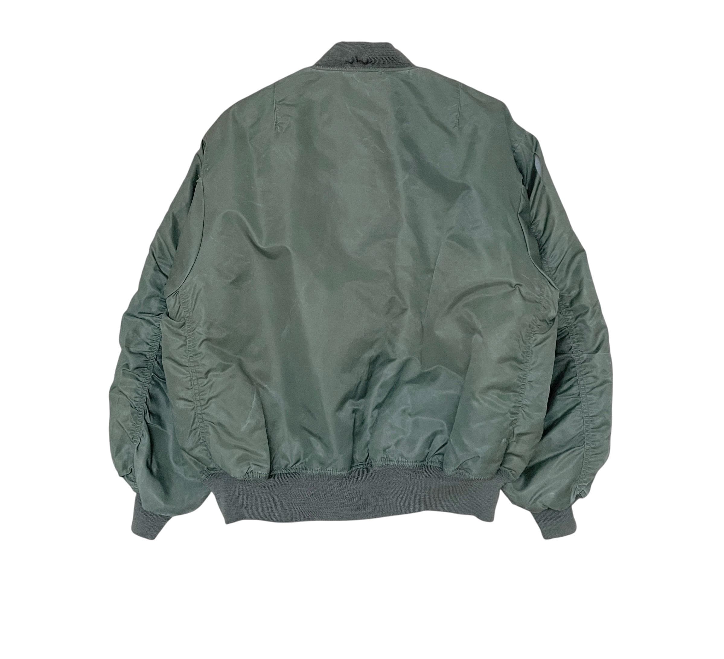 Rare Vintage Brand Phantom Military MA-1 Bomber Jacket 1990s