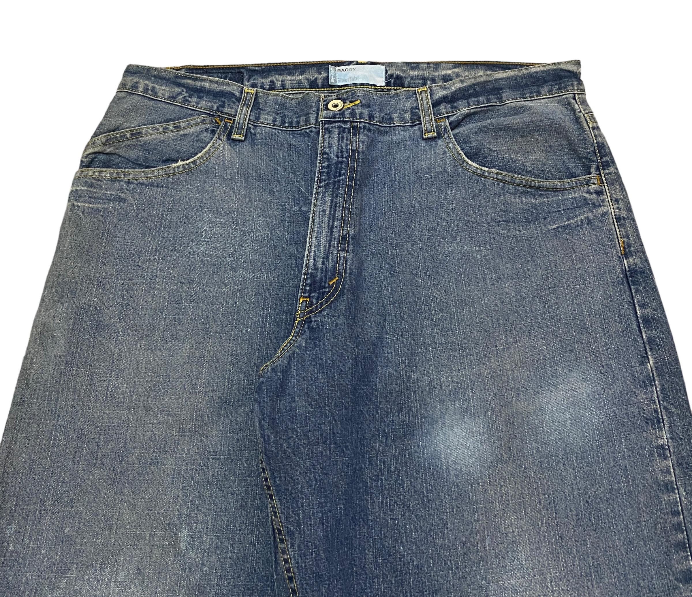 Rare Design Vintage Brand Levi's Silvertab Baggy Jeans 2000s - Etsy