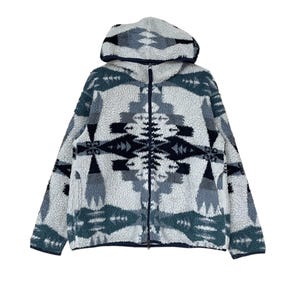 Rare Vintage Brand Pendleton Navajo Fleece Hoodie 1990s