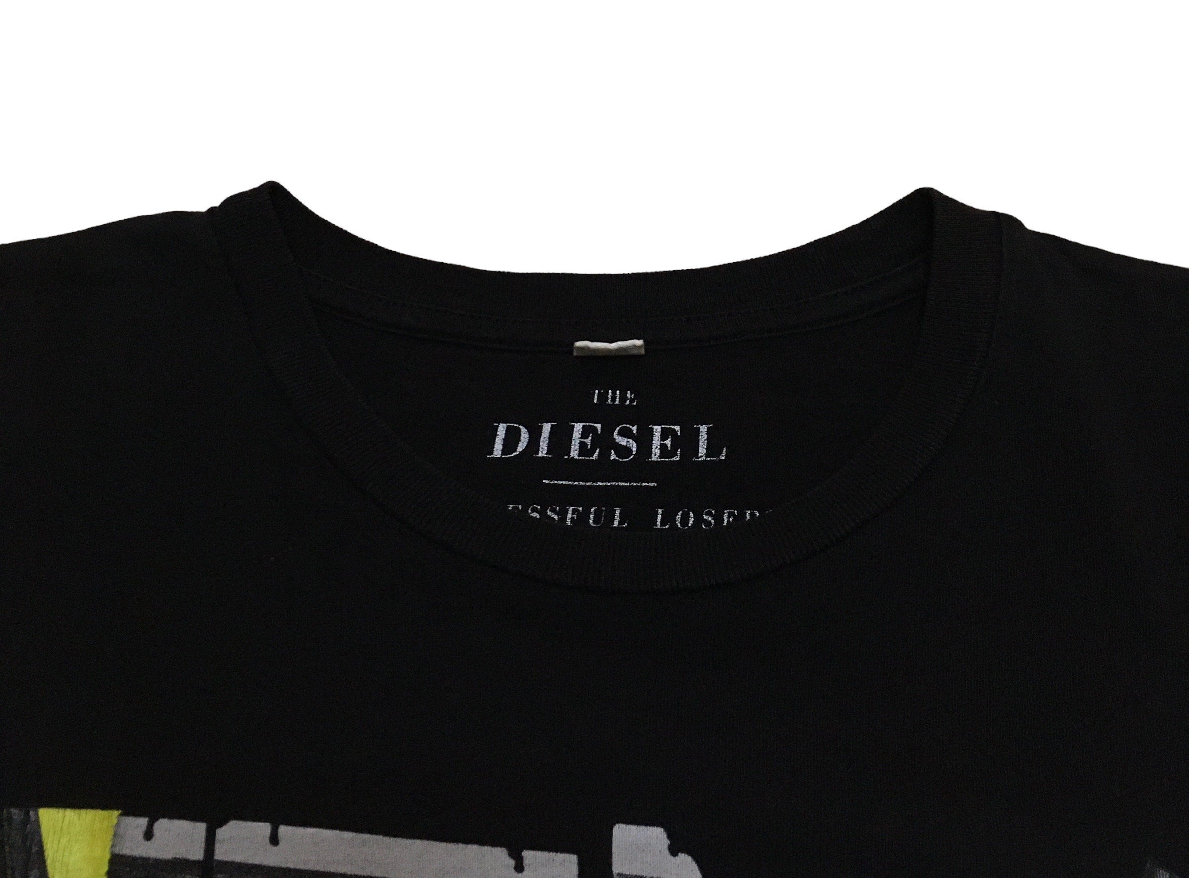 Rare Design Vintage Brand Diesel Overprint T-shirt 2000s - Etsy