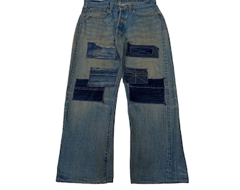Vintage SUGAR CANE Hawaii Aloha Distressed Rework Denim - Etsy