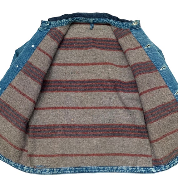 Vintage Wrangler Blue Bell Blanket Denim Chore Jacket 1950s - Etsy