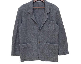 Vintage 80s Archive Issey Miyake A/W 1983 Wool Jacket: Single
