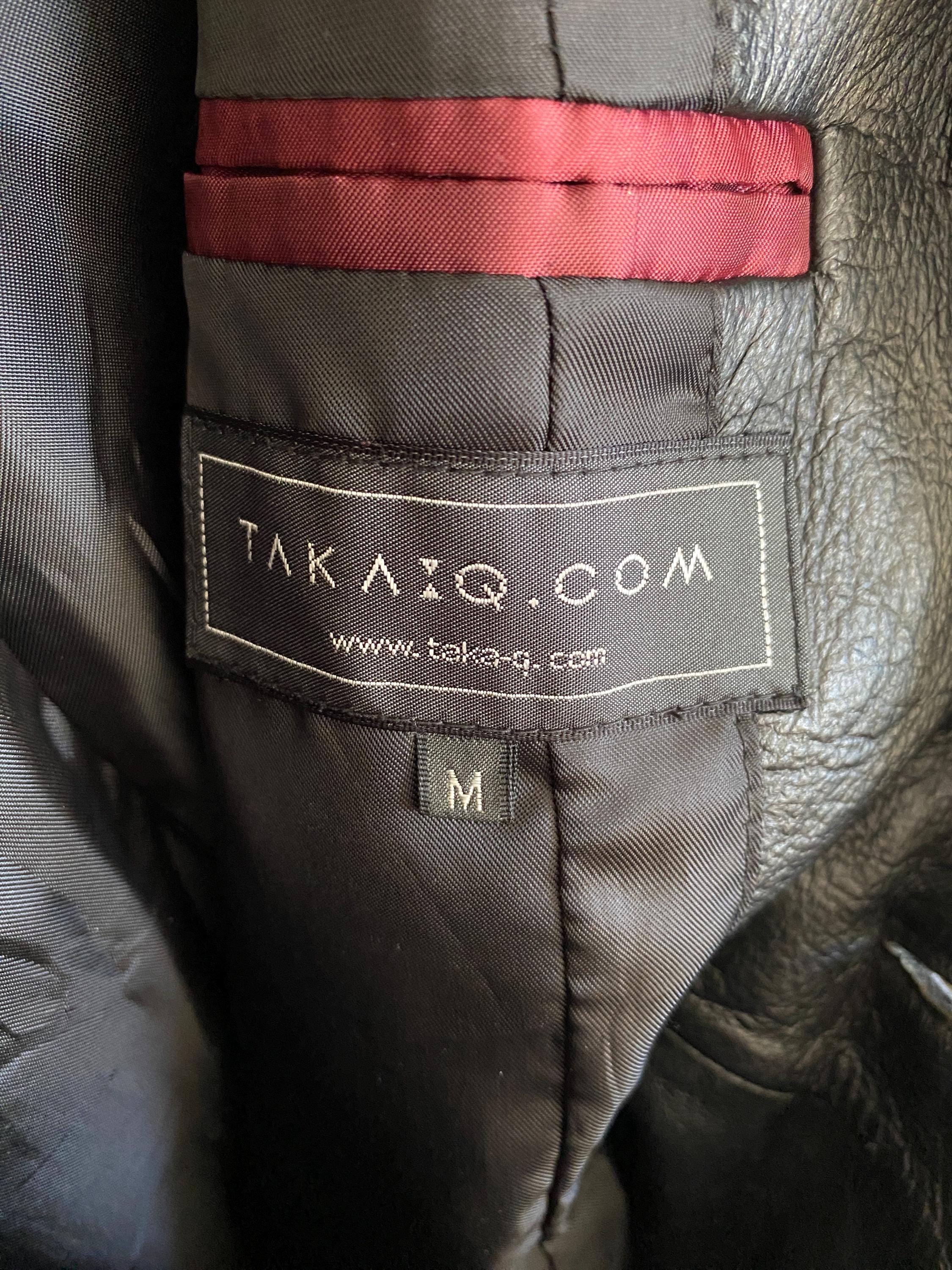 Rare Design Vintage Japanese Brand Takaiq Leather Jacket 1990s - Etsy