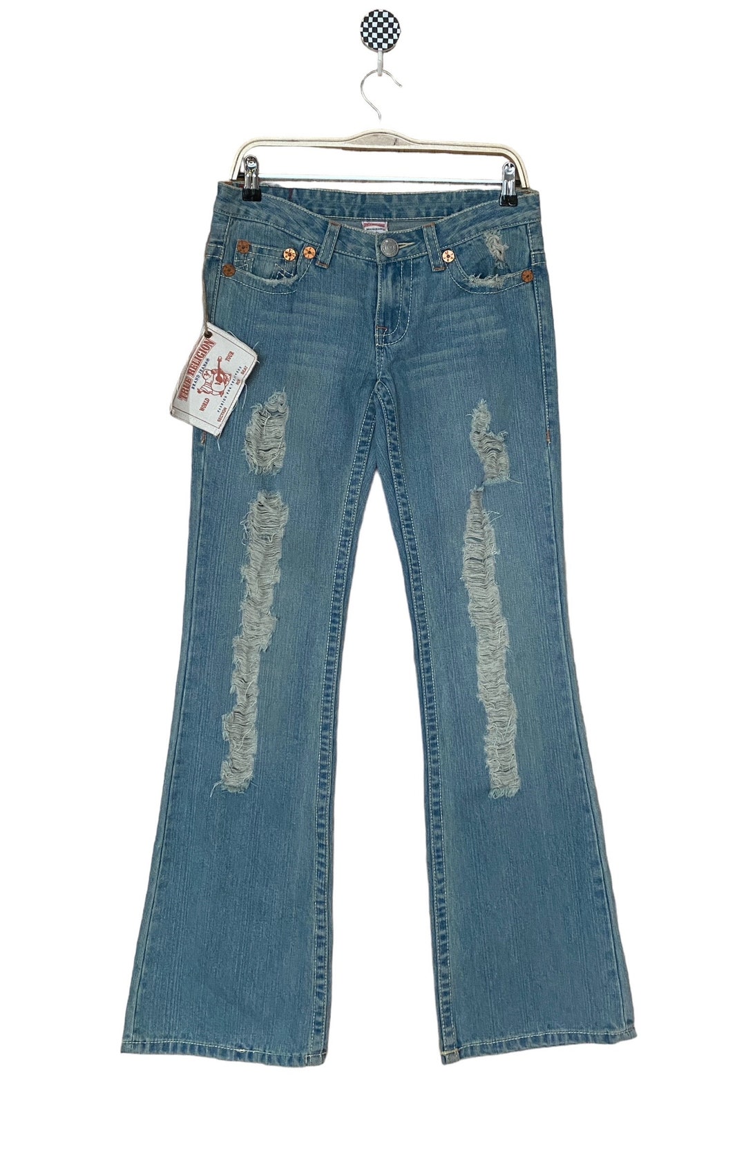 00's archive Ture Religion real leather Rare Design Vintage True