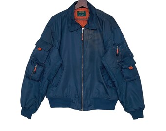 Rare Vintage Fire Fox Military Bomber Jacket 1990s - Etsy Rare Vintage Fire Fox Military Bomber Jacket 1990s - Etsy