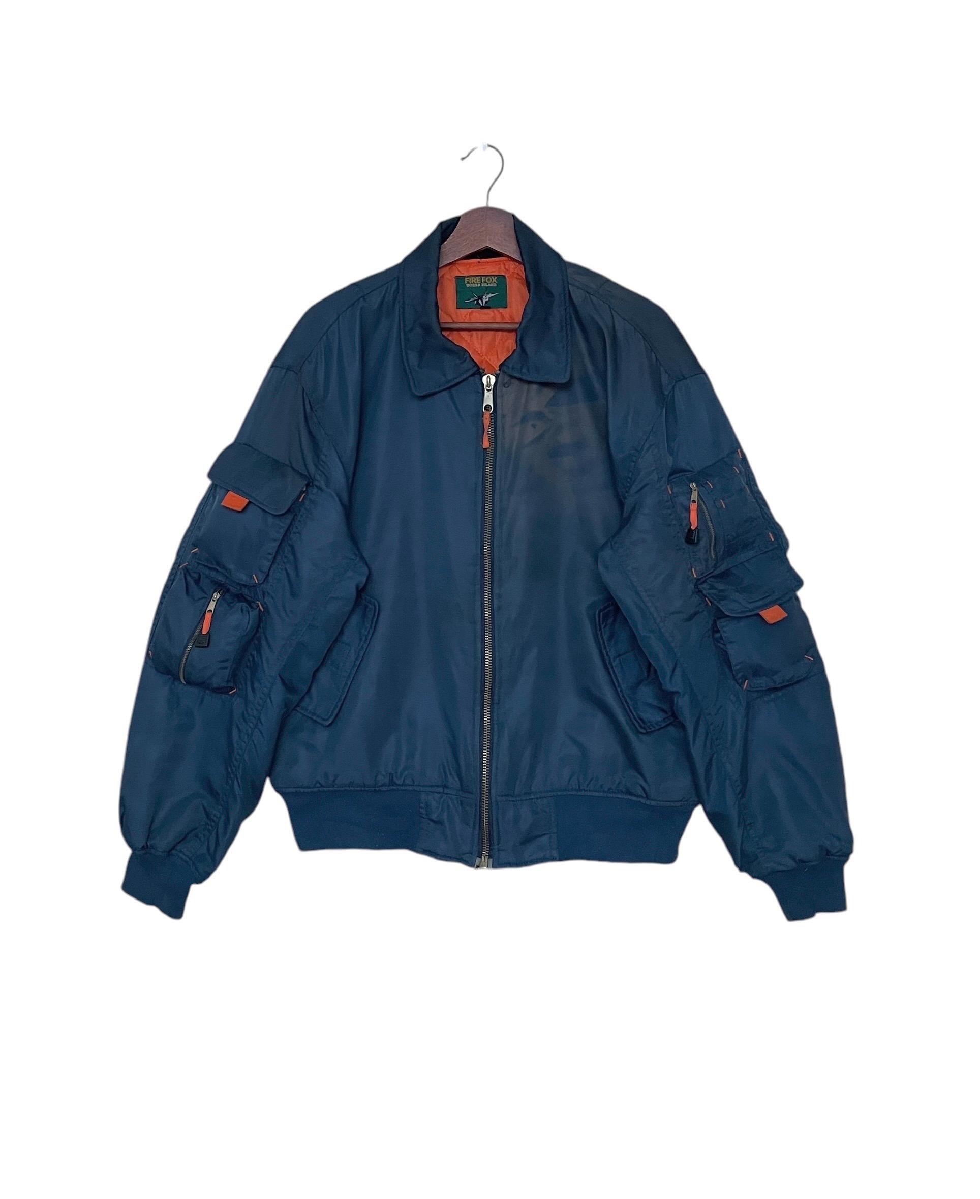 Rare Vintage Fire Fox Military Bomber Jacket 1990s - Etsy Rare Vintage Fire Fox Military Bomber Jacket 1990s - Etsy