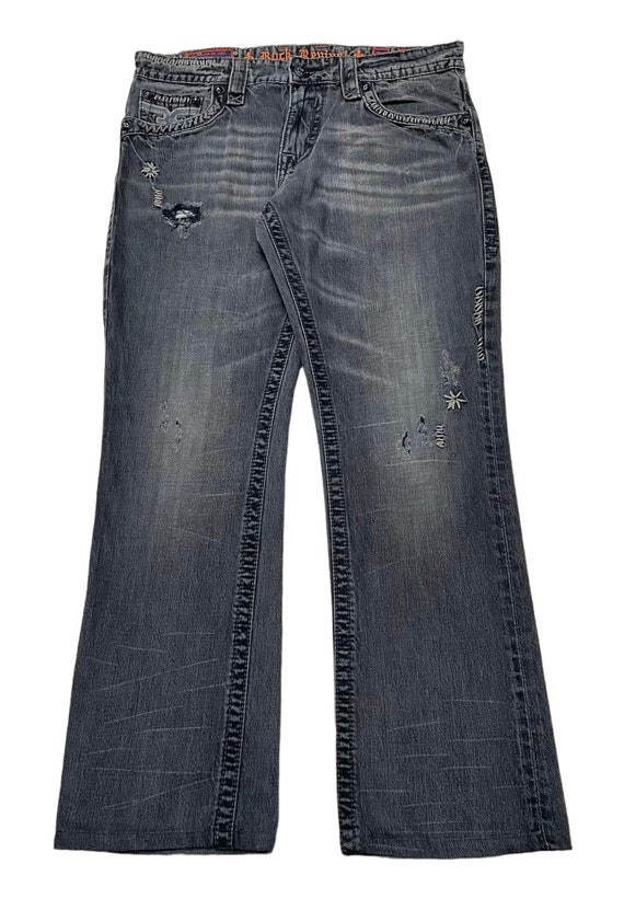Rare Design Vintage Brand Rock Revival Flared Jean
