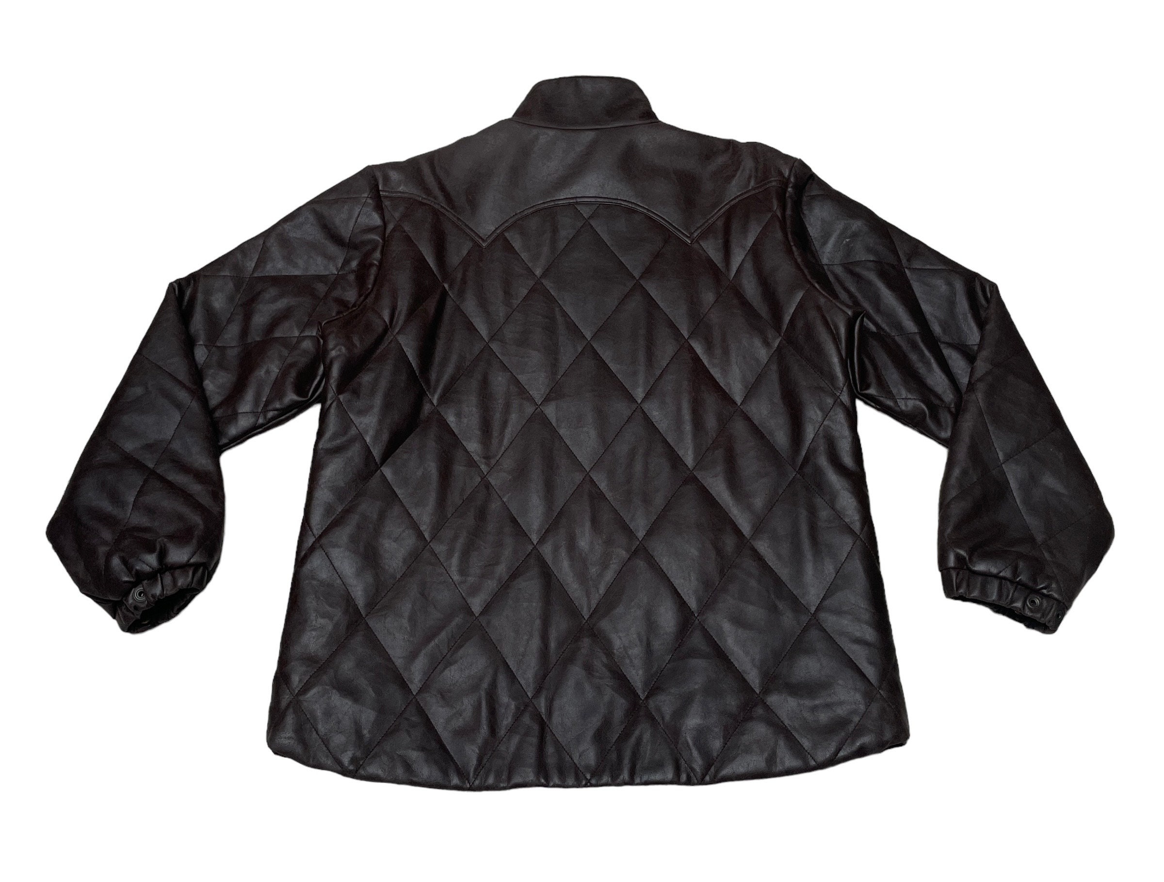 Rare Design Vintage Japanese Brand Takeo Kikuchi Leather Jacket 