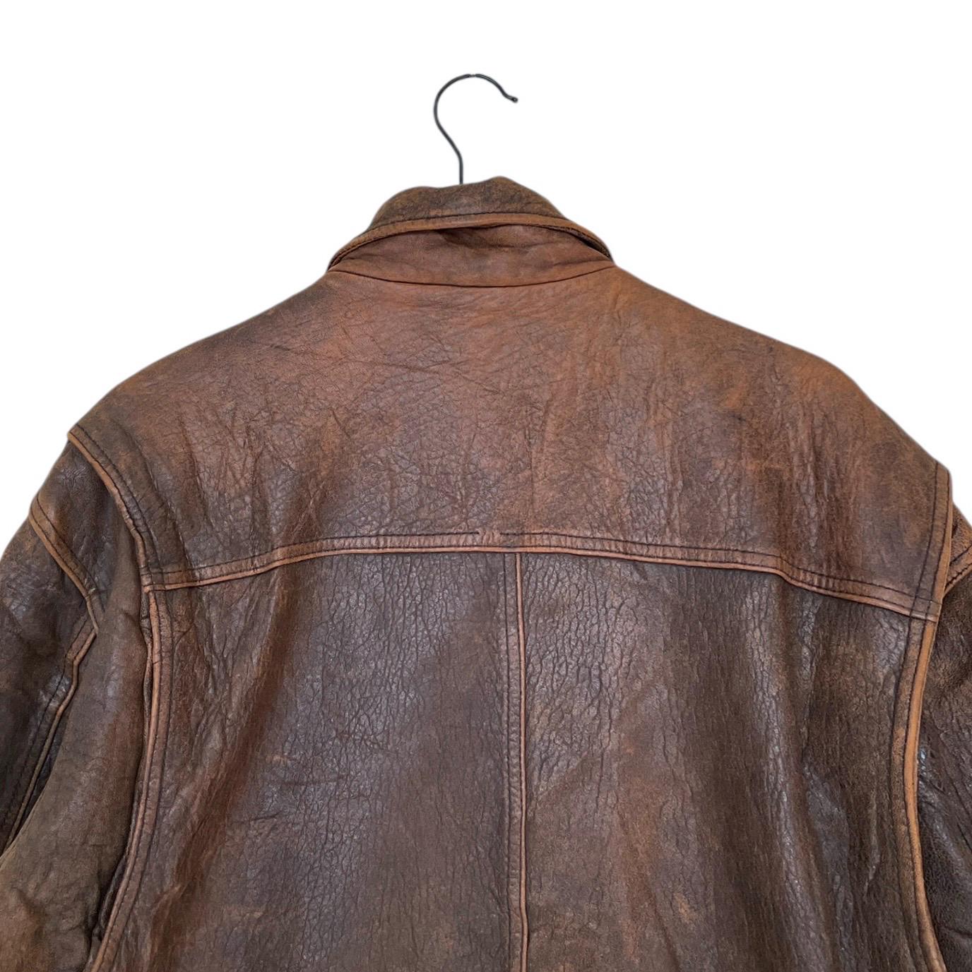 Rare Vintage Japanese Brand Fly Leather Jacket 1990s - Etsy