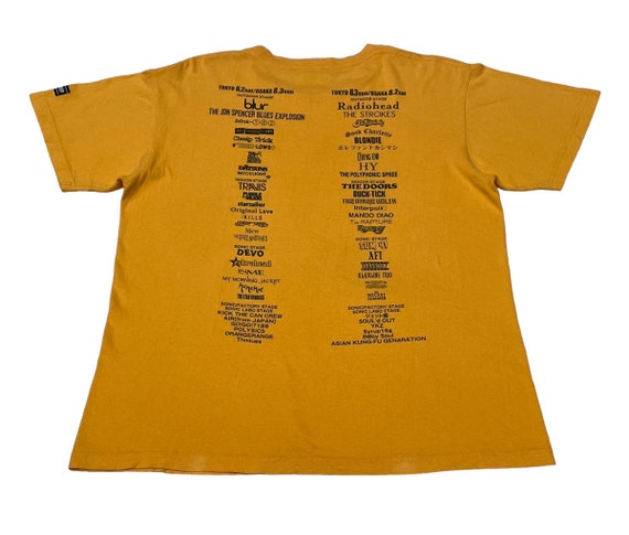 Rare Design Vintage Band Summer Sonic T-shirt 2000s - Etsy