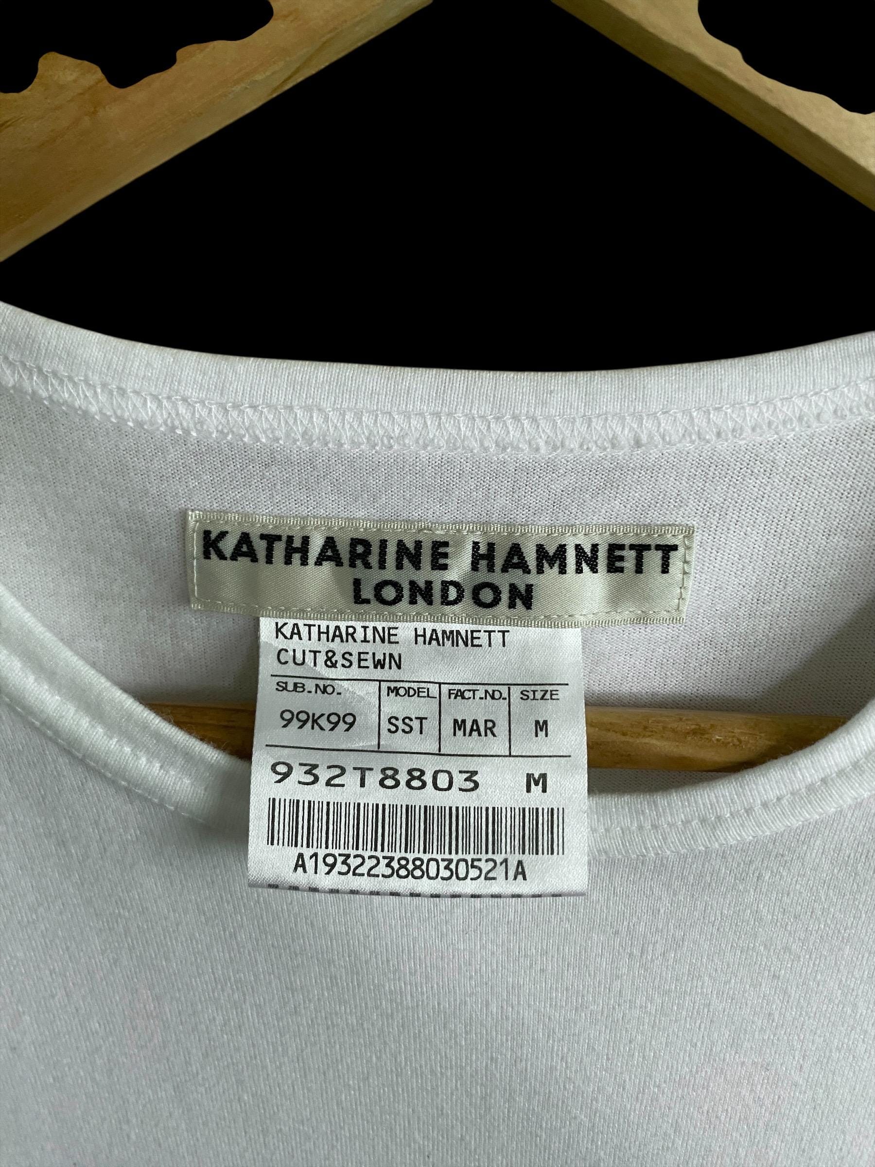 Rare Design Vintage Brand Katharine Hamnett London T-shirt 2000s 
