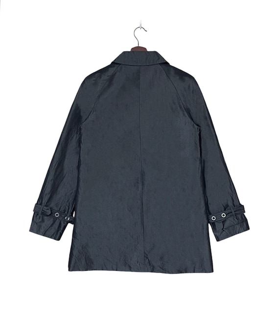 アクアスキュータム　トレンチコート　カナダ製　イギリス　90年代　90s 80年代 カナダ製 Aquascutum アクアスキュータム ブラック トレンチ