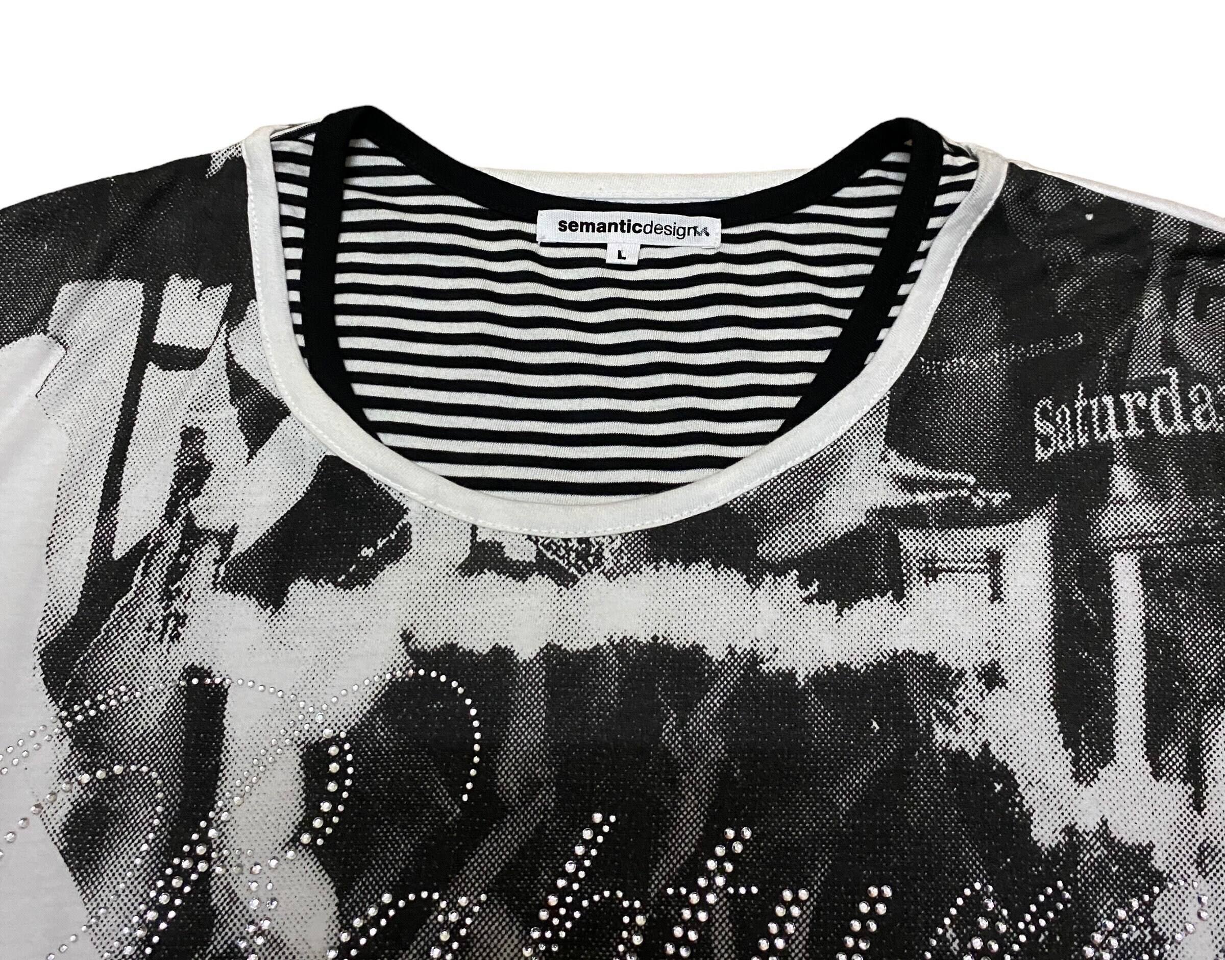 トップス Rare 00s SHELLAC semantic design Tops Japanese Brand × Shellac × semanticdesign RARE🔥2000s