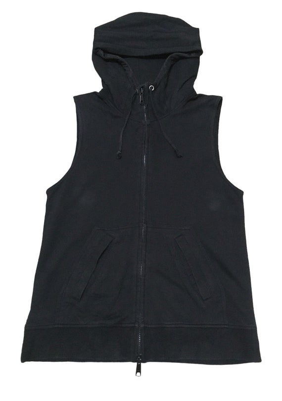 ジャケット・アウター vintage ppfm hoodie design vest Vintage PPFM Japanese Brand Embroidered Mini Skull Logo