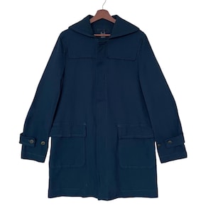 90s COMME des GARÇONS belted wool coat Vintage 90s Tricot Comme Des Garcons 1997 S/S Wool Car Coat