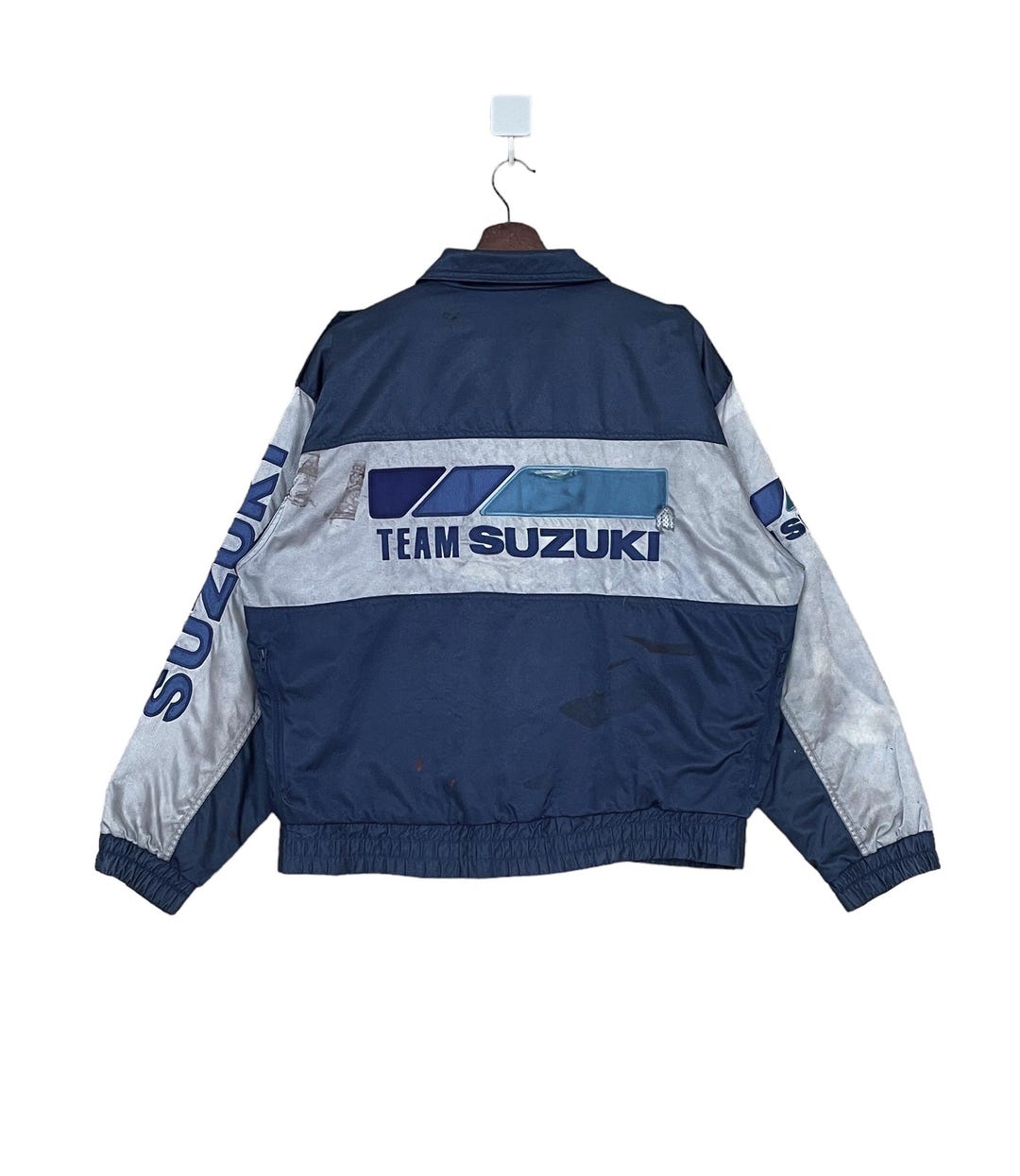 TEAM SUZUKI チームスズキ ナイロンジャケット ワッペン チームスズキ team suzuki ナイロンジャケット ワッペン LL