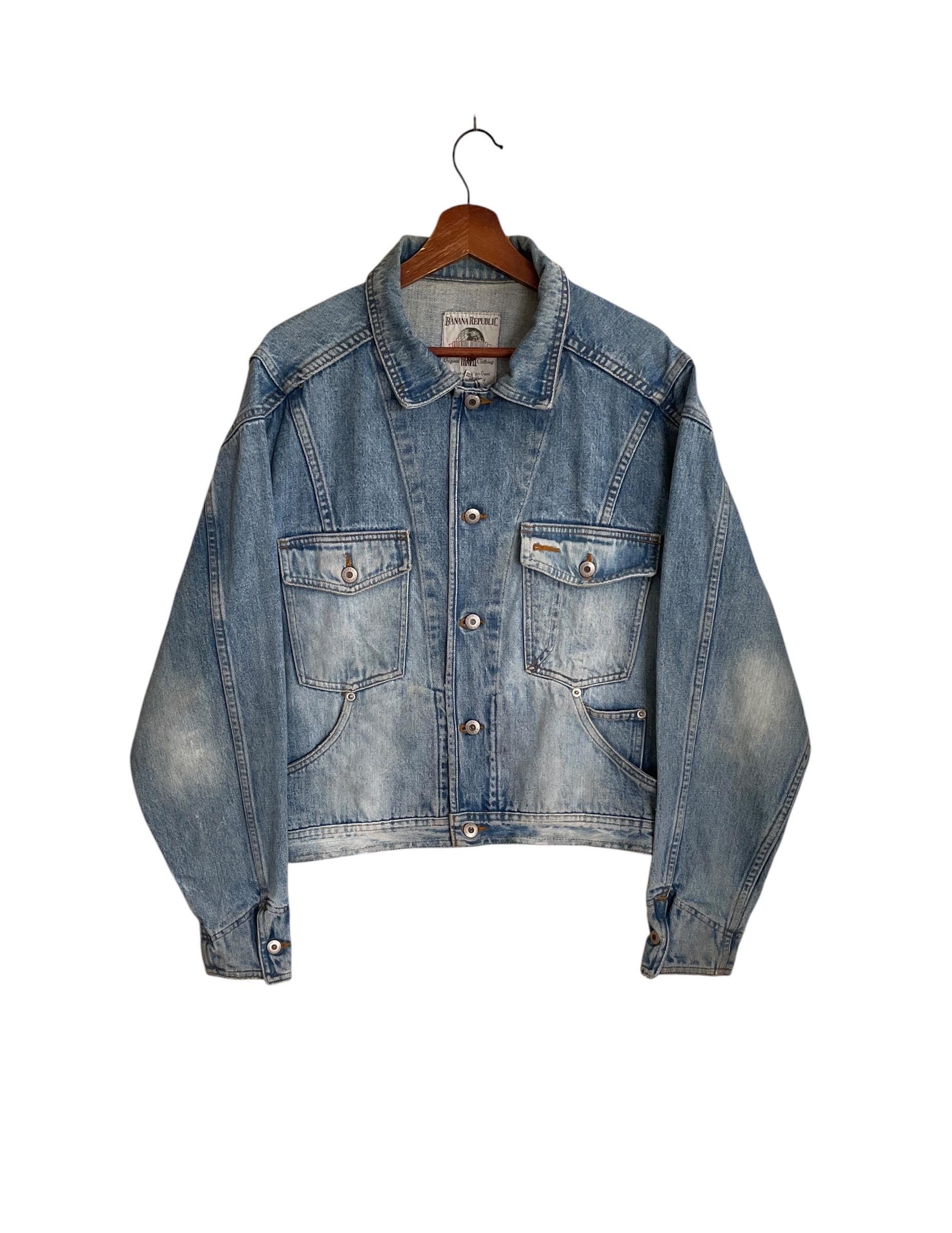 Banana Republic Denim Jacket - Etsy