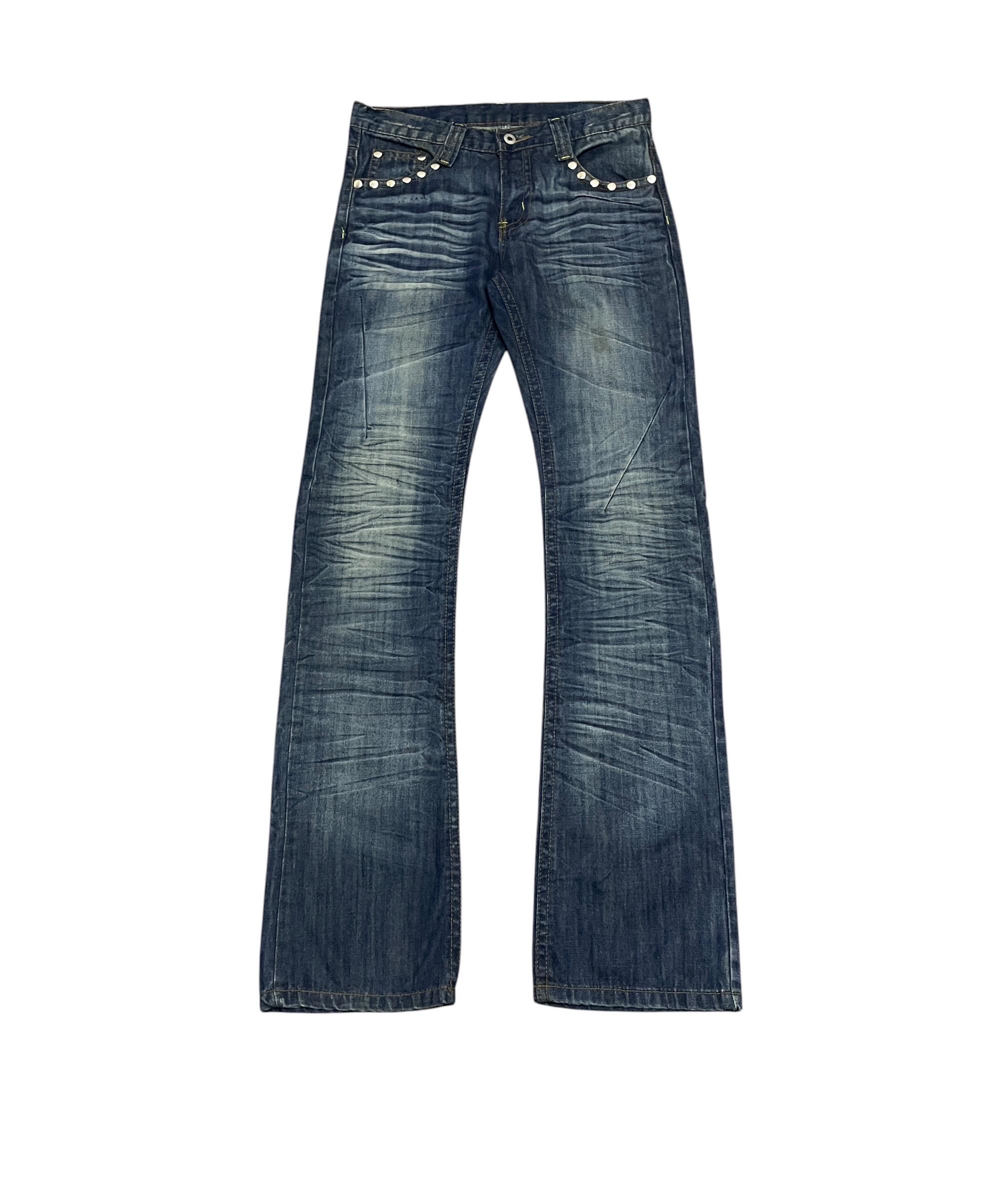 Japanese Flared Jeans - Etsy