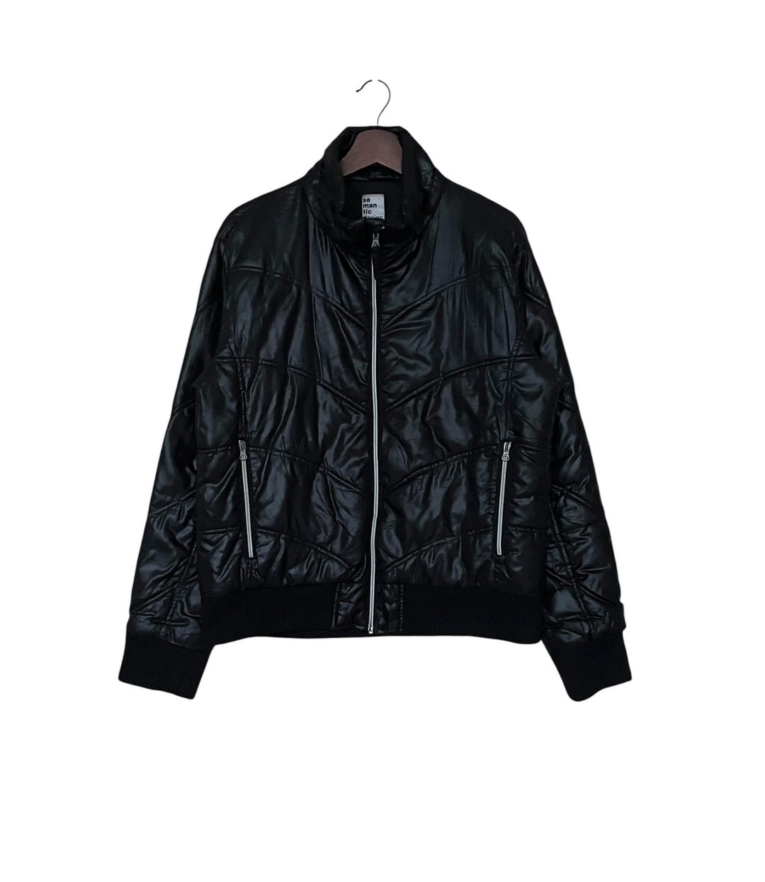 ジャケット・アウター 1990s Vintage Super Long Design Coat G4000 VINTAGE JACKET // 90's Funky Patchwork Pleated Floral