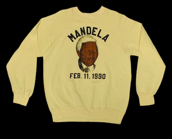 Rare Vintage Bob Marley Mandela Malcolm X Sweatsh… - image 1