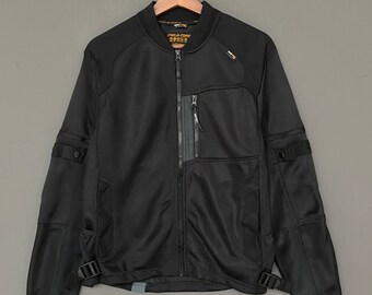 Rare Vintage Japanese Brand Field Core Bikers Racing Jacket 2000s