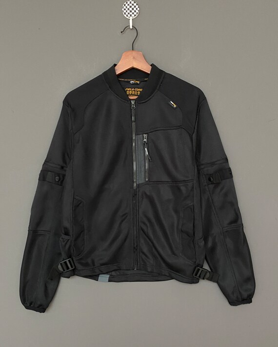 Rare Vintage Japanese Brand Field Core Bikers Racing Jacket