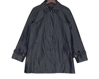 希少なヴィンテージブランド アクアスキュータム トレンチコート 1990