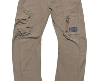 Rare Design Vintage Brand Edwin Multi Pocket Cargo Pants 1990s