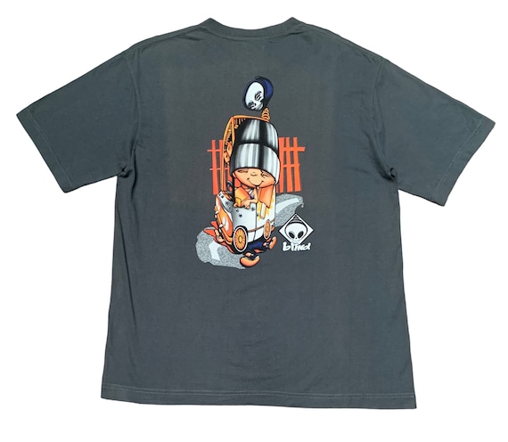 blind skateboards vintage グラフィック Tシャツ Vintage 90s Blind Skateboards T-shirt Reaper Skateboarding Brand