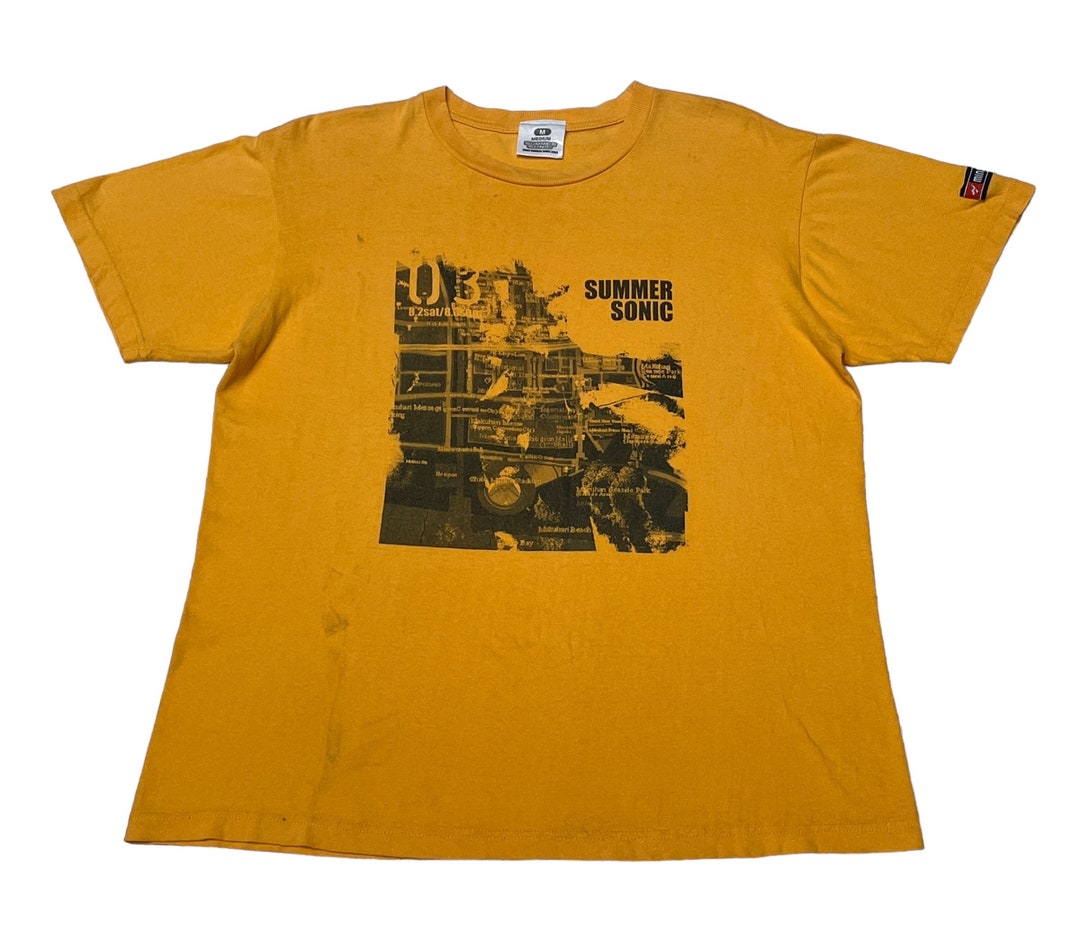 Rare Design Vintage Band Summer Sonic T-shirt 2000s - Etsy