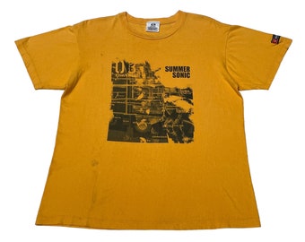 Vintage Y2k Ellegarden Space Sonic Tour Japanese Band Punk