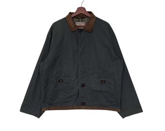 1970's Baracuta Bomber Jacket , Dark Blue Corduroy, Van Heusen